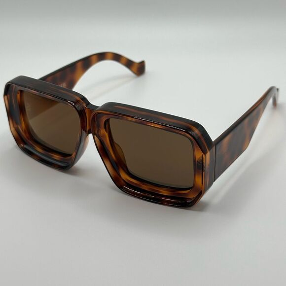 NEW LOEWE LW40064U 5652G Shiny Dark Havana Brown Women - Picture 5 of 13